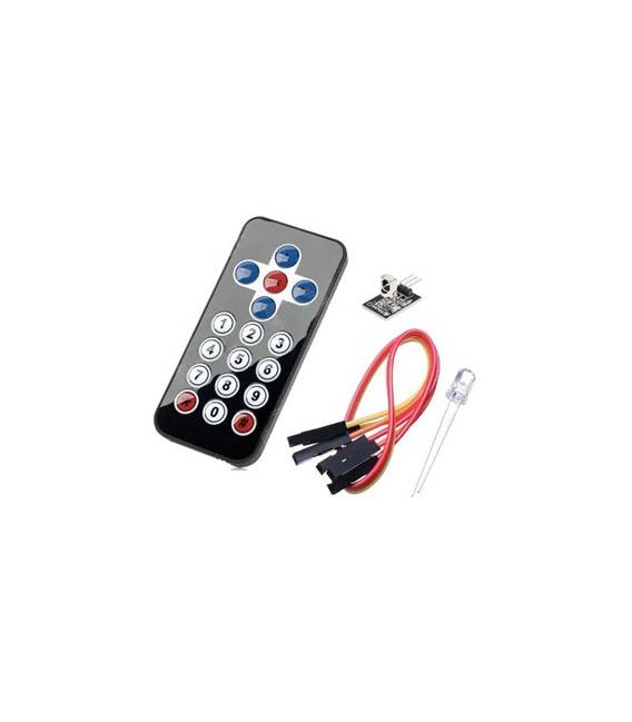H001 Arduino Infrarossi wireless Controllo Remoto kit (black)