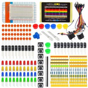 Kit pacchetto ventole componenti elettronici H004 02 con tagliere, filo per Arduino