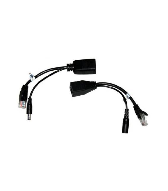 Kit Splitter Passivo PoE RJ45 Iniettore Adattatore Power over Ethernet