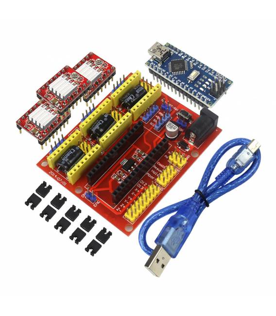 Controller H033 CNC Shield V4 A4988 per stampante 3D Reprap RAMPS1.4