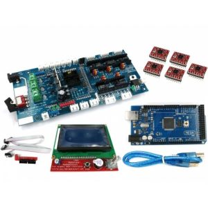 H038 Ultimaker1.57 + Mega 2560 + 5 Pezzi A4988 + 2004 LCD Controller per Stampante 3D RepRap