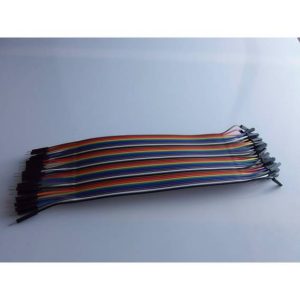 40 Cavi Jumper 20cm Maschio-Femmina per Arduino
