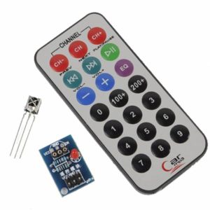 Telecomando Infrarossi Controllo Remoto Modulo IR + Ricevitore head HX1838 protocollo NEC Arduino