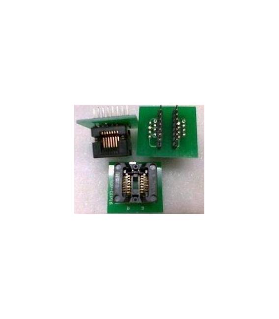 Convertitore Adattatore da SOP16 a DIp16 a Corpo Largo Mis. 7.62 Compatibile Programmatori Tl866