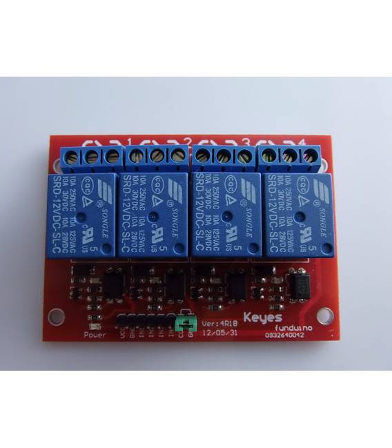 4 Canali 12V Relè Modulo per Arduino PIC ARM AVR DSP
