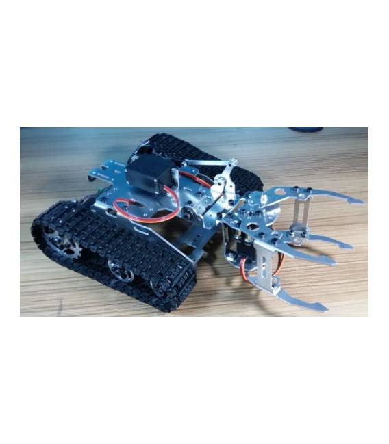 Telaio Base Rover Robot in Metallo con Pinza e Servo Motori TK003