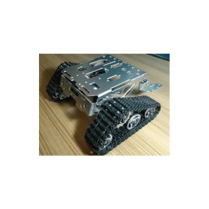 Telaio Base Rover Robot Carro in Metallo con Cignhie e Motori TK006