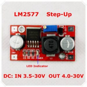 Alimentatore convertitore variabile DC- DC LM2577 step up 3A ARDUINO