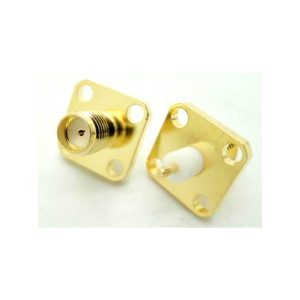 Connettore da Pannello SMA Femmina Base Quadrata per antenne