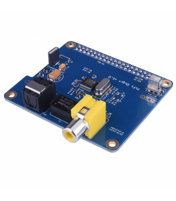 PiFi Digi+ Pi HAT Scheda Audio Digitale I2S SPDIF Raspberry PI 3 2 model B B+