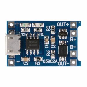 TP4056 5V Micro USB 1A 18650 Batteria al litio Caricabatterie Scheda di ricarica Modulo