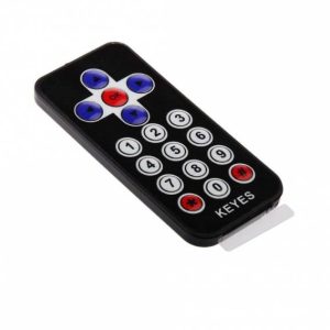 Telecomando IR 17 Tasti Nero Infrarossi Controllo Remoto con Batteria AG10 per Smart Car Arduino Auto