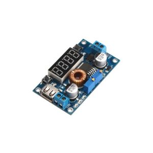 Step Down con Display LED LM2596 Regolatore Convertitore Tensione DC Voltaggio Corrente da 5-36V a 1.25-32V 5A 75W USB