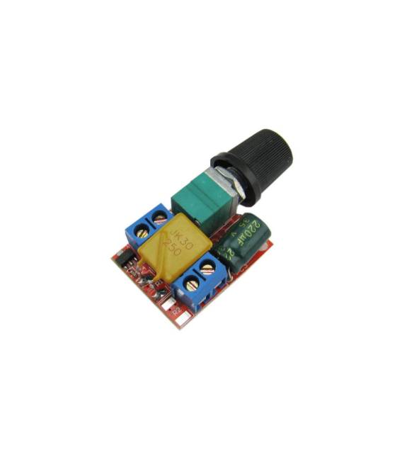 Regolatore velocità motori 3V-35V 5A PWM Controller Stepless DC 3V 6V 12V 24V 35V Voltaggio Variabile