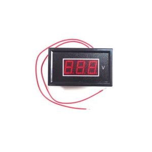Mini Voltmetro AC 60-500V 2 fili con display led digitale rosso Misurazione voltaggio diretto