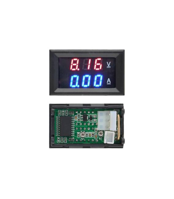 Voltmetro DC 100V 10A Voltmetro
Amperometro Amp + LED rosso Amp doppio voltmetro digitale