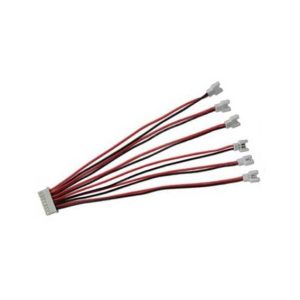 Caricabatterie da 1 a 6 cavo per Walkera Hubsan X4 RC Quadcopter