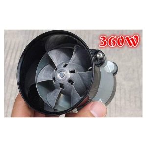 Motore CC senza spazzole con rotore interno a ventola in metallo 360W