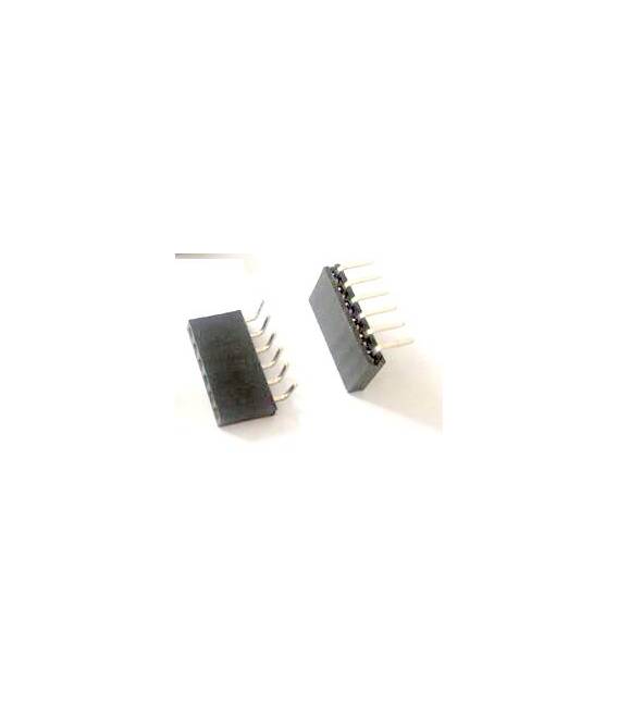 10 Pezzi 1*6P 2.54mm Bent Pin Header Femmina Connettore Plug