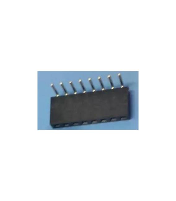 10 Pezzi 1*8P 2.54mm Bent Pin Header Femmina Connettore Plug