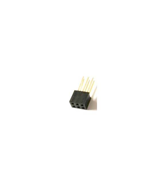 5 Pezzi 2*3 2.54mm Long Pin Header Femmina Connettore Plug