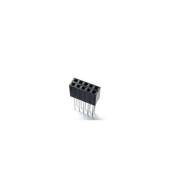 5 Pezzi 2*5 2.54mm Long Pin Header Femmina Connettore Plug