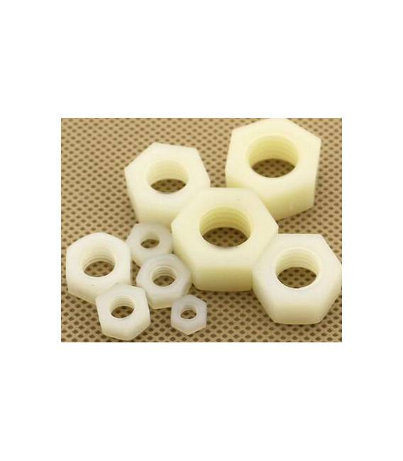 10 pezzi Dadi in nylon M3