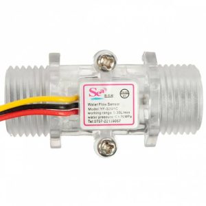 Sensore Flusso d'acqua Flussometro YF-S201C G1/2 DN15 3.5-24VDC 1-30L/Min