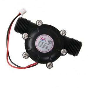 Generatore Idroelettrico Sensore flusso Acqua flussometro 2.5-25L/min DC12V G1/2 DB-268
