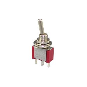 Interruttore a levetta a due vie Rosso MB-102
