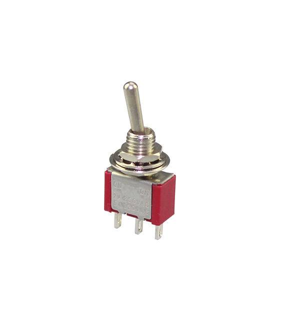 Interruttore a levetta a due vie Rosso MB-102