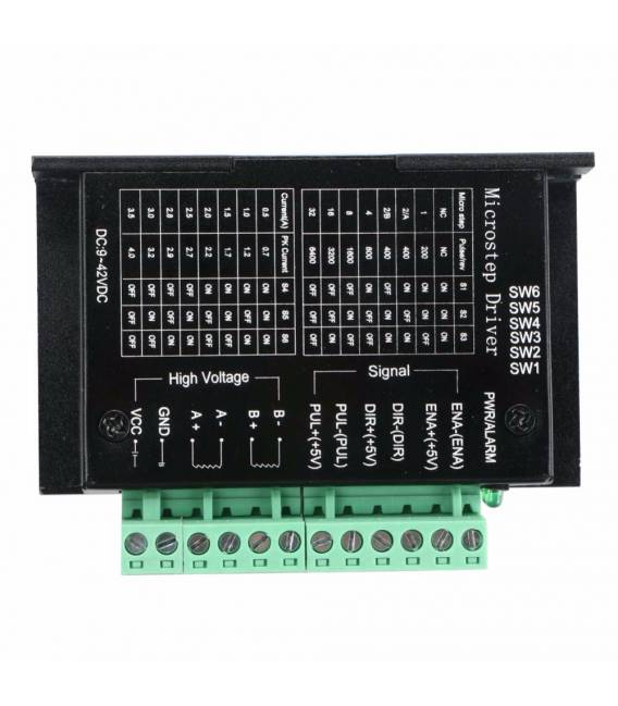 Motore Stepper Driver Controller Singolo Asse TB6600 0.2-3.5A CNC Incisore Laser 9V-42V