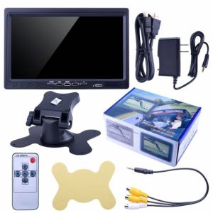 Monitor LCD Schermo 7 Pollici TFT con Cavi e Caricatore per Raspberry PI