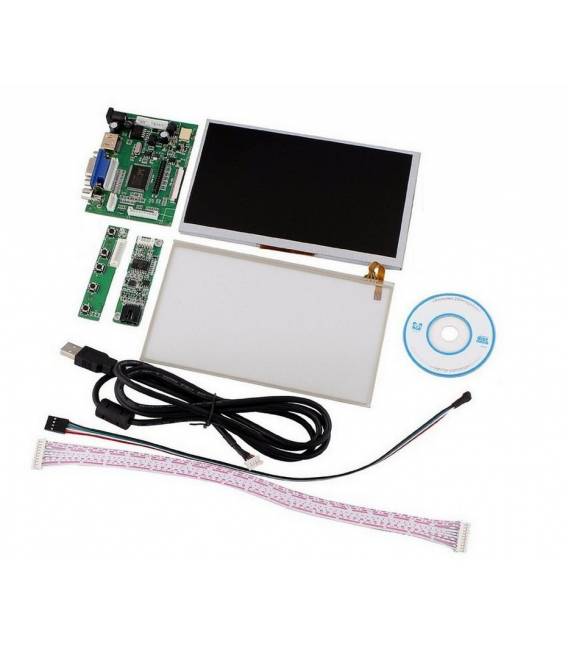 INNOLUX 7 "pollici Raspberry Pi LCD Touch Schermo Display TFT Monitor AT070TN90 con Touchscreen Kit HDMI VGA Scheda driver di in
