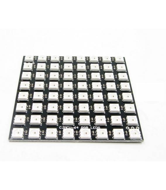 Quadrato LED RGB 8x8 Matrix 64 WS2812 5050 RGB