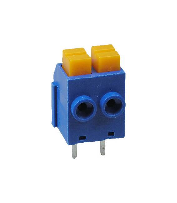 2 Pezzi Connettori terminali a molla XY118 5.0mm 2 Pins