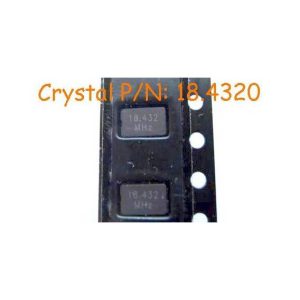 4 Pezzi Quarzo 18.4320MHz case 5x3.2mm, cristallo oscillatore SMD IC Circuiti Integrati
