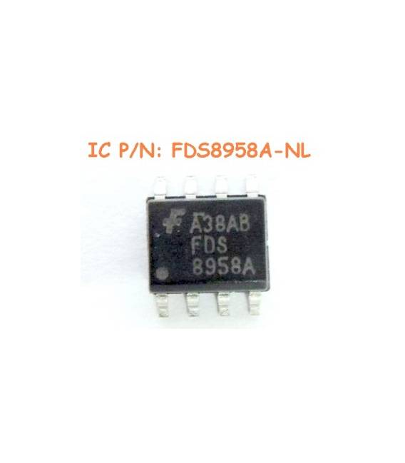 4 Pezzi FDS8958A-NL Transistor Doppio Mosfet Canale N e P 30V 7A IC Circuiti Integrati