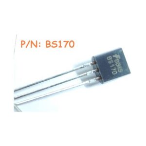 6 Pezzi BS170 Transistor Mosfet 500mA IC Circuiti Integrati