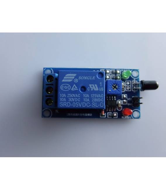 Modulo Relè 5V con Sensore Fiamma Modulo rilevamente fiamma fuoco