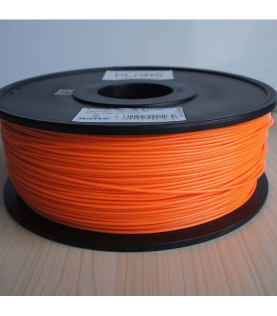 Filamento HIPS 1.75mm 1KG Arancione HIGH QUALITY GARANTITA SU MAKERBOT, MULTIMAKER, ULTIMAKER, REPRAP, PRUSA