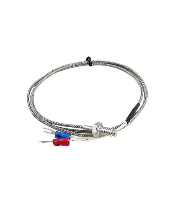 Termocoppia Tipo K Vite M6 con cavo Lunghezza 2MT