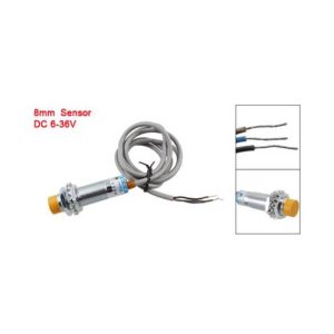 DC 6-36V 300mA NPN NC 18mm Sensore di prossimità induttivo tubolare Pulsante LJ18A3-8-Z / AX