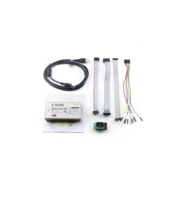 Programmatore JTAG Xilinx Platform USB FPGA CPLD kit con cavi e adattatore
