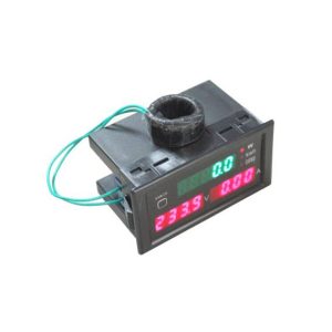 1x LED Wattmetro digitale Voltmetro Amperometro Kilowattora Pannello fattore di potenza Modulo