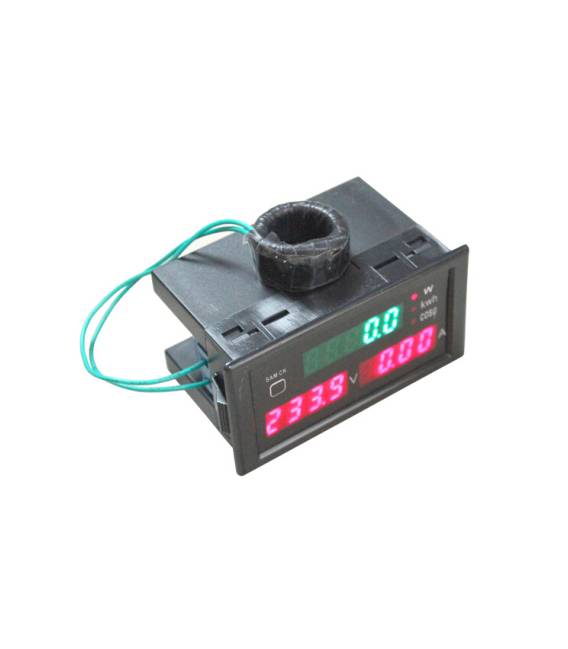 1x LED Wattmetro digitale Voltmetro Amperometro Kilowattora Pannello fattore di potenza Modulo