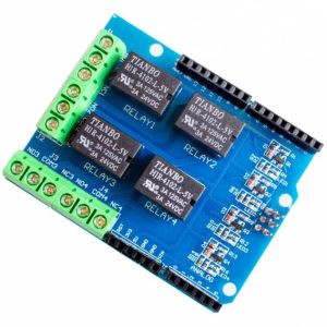 Four Canali Relè Shield 5V 4 Canali 4CH Relè Shield Modulo per Arduino