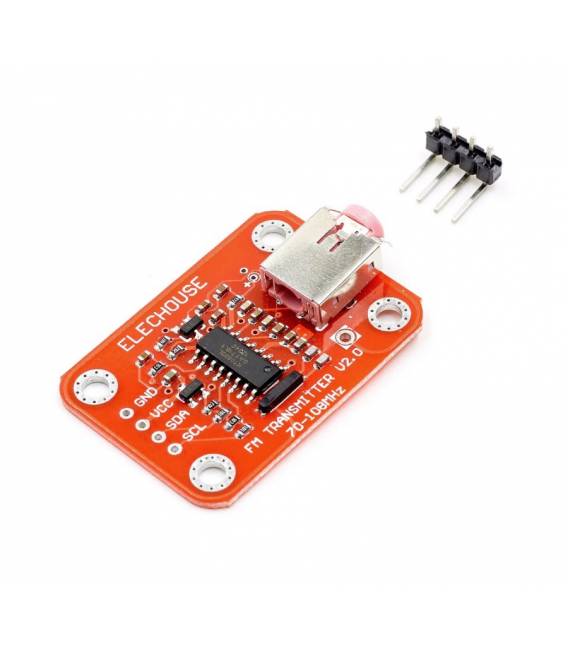 Modulo Trasmettitore FM v2.0 Radio FM Digitale Modulo Arduino con Microfono Audio 70-108MHz