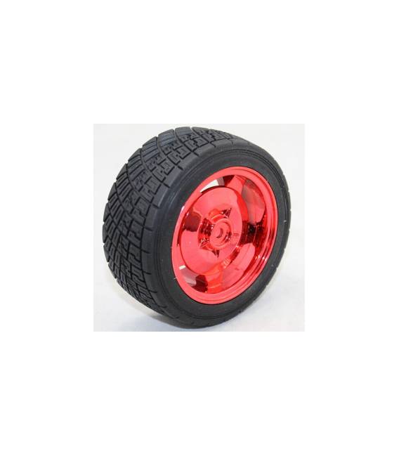 Ruota Racing 83MM diam Rossa