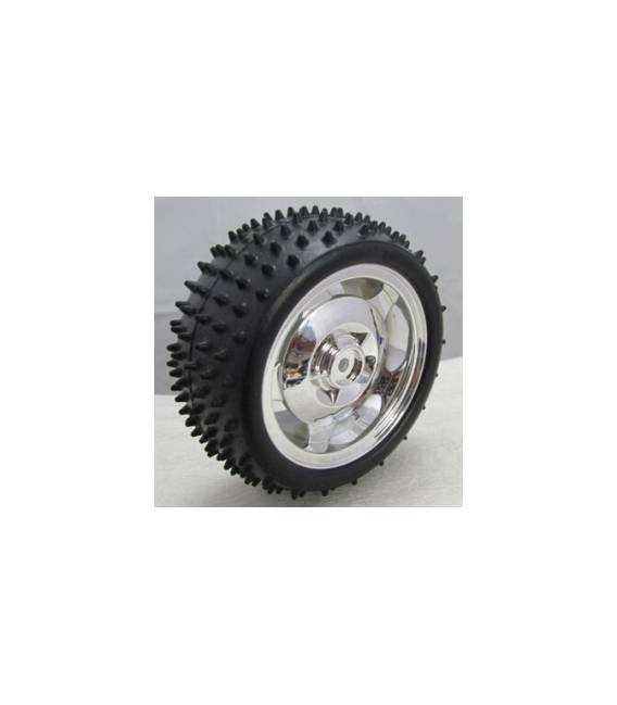 Ruota Racing 85MM*38MM diam Argento Anti Scivolo